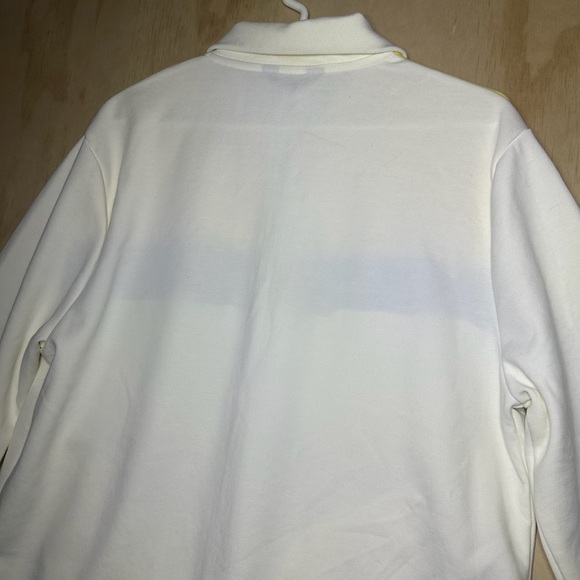 Ben Sherman Colorblock Tricot Track Jacket Snow White Medium Full Zipper - Picture 13 of 13